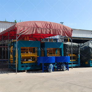 RANDRO เครื่องทําอิฐบล็อกประสานดินเหนียวแบบแมนนวล เครื่องทําอิฐคอนกรีต - Product Image 5