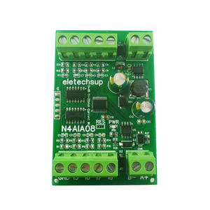Módulo colector de corriente de entrada analógica 8-24CH 4-20MA a RS485, placa MODBUS RTU para Sensor de presión de termopar PT100 K DC 12 24V - Product Image 5