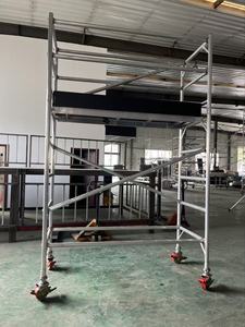 3m脚手架系统制造商带轮子的铝制脚手架H框架建筑用脚手架 - Product Image 6
