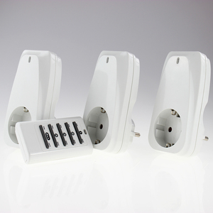 Control remoto inalámbrico de alta calidad 3PCS Socket con 1 control remoto - Product Image 3