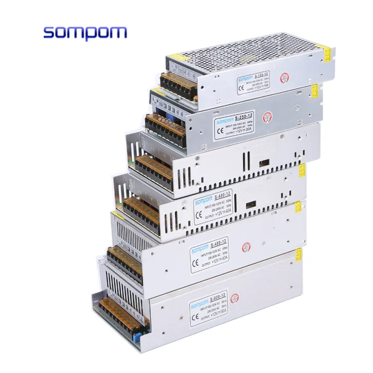 OEM ODM 110/220VAC DC 3V 5V 9V 12V 18V 24V 36V 48V 스위칭 전원 공급 장치 1A 2A 5A 10A 15A 20A 25A 30A 40A 50A 60A LED 드라이버