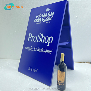 Segno Segno Personalizzato Cartello di Affari Segno per Esterno Specchio in Acciaio Inox A-telaio Segnaletica A doppio lato in piedi segno di negozio - Product Image 5