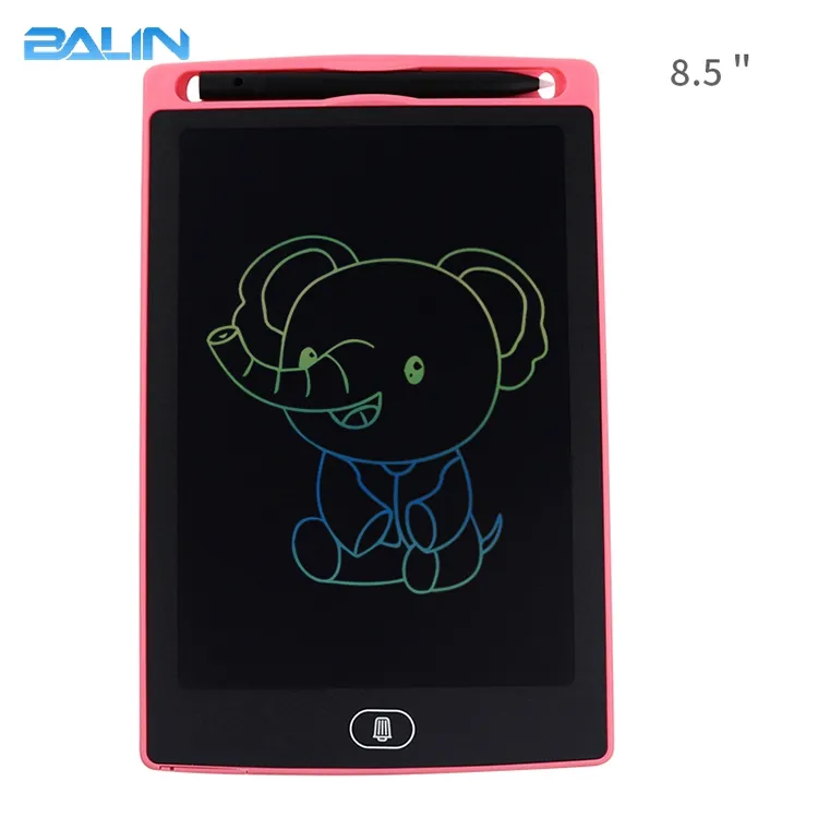 Balin Chinês Novo Modelo 8.5 Polegadas Color Digital Sala de Aulas LCD Escrita Tablet Pranchetas desenho Bloco de Notas para Bebê