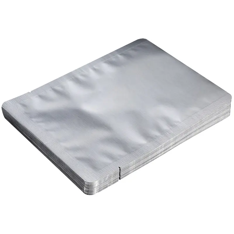 Sacs thermoscellés à faible quantité minimale de commande stockage d'aliments congelés scellant des sacs de papier d'aluminium sous vide épaissi plat