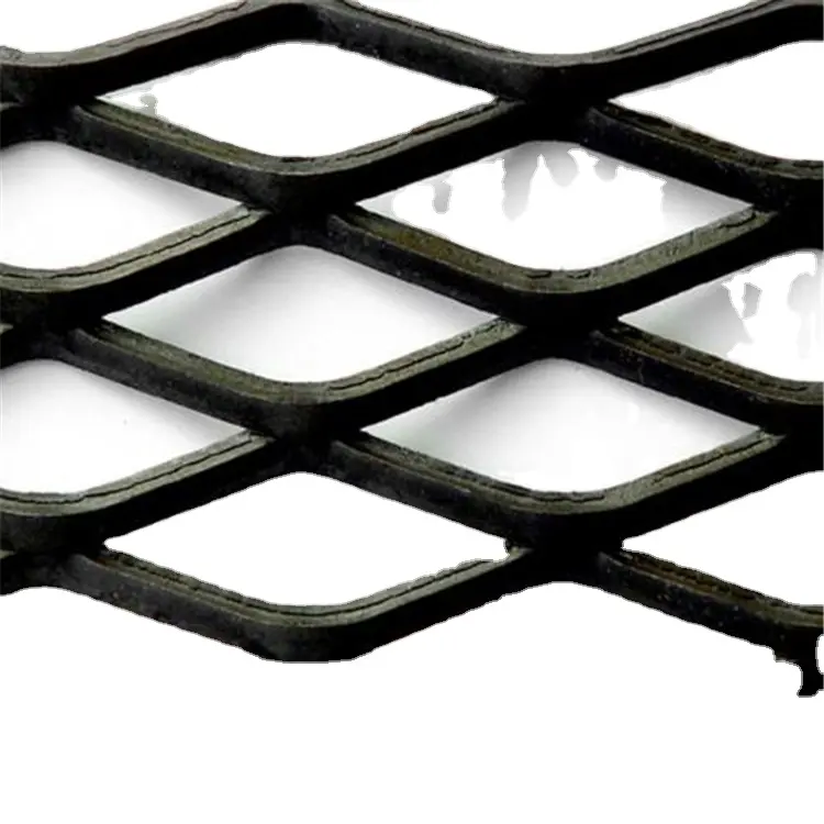 Rete metallica espansa per recinzione in alluminio nero/maglia metallica espansa con foro diamantato