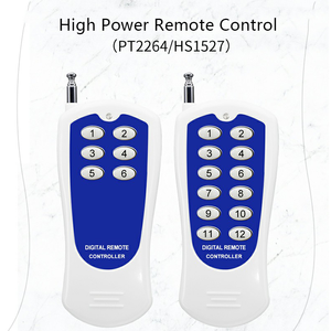 Codice fisso telecomando vendita calda 433MHZ codice fisso ad alta potenza 12 pulsanti wireless RF telecomando