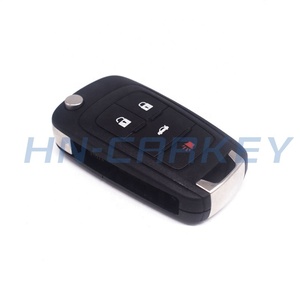 433MHz ID46チップ、FCCID OHT01060512、13501259を備えたカマロソニックトランスミッターエントリー用のOEMシボレースマートフリップリモートカーキーフォブ - Product Image 4