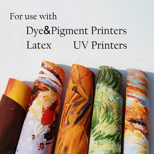 Tùy Chỉnh Polyester Vải Vải Rộng Định Dạng Matte In Kỹ Thuật Số Nghệ Sĩ Polyester In Phun Vải Cuộn Cho In Ấn - Product Image 4