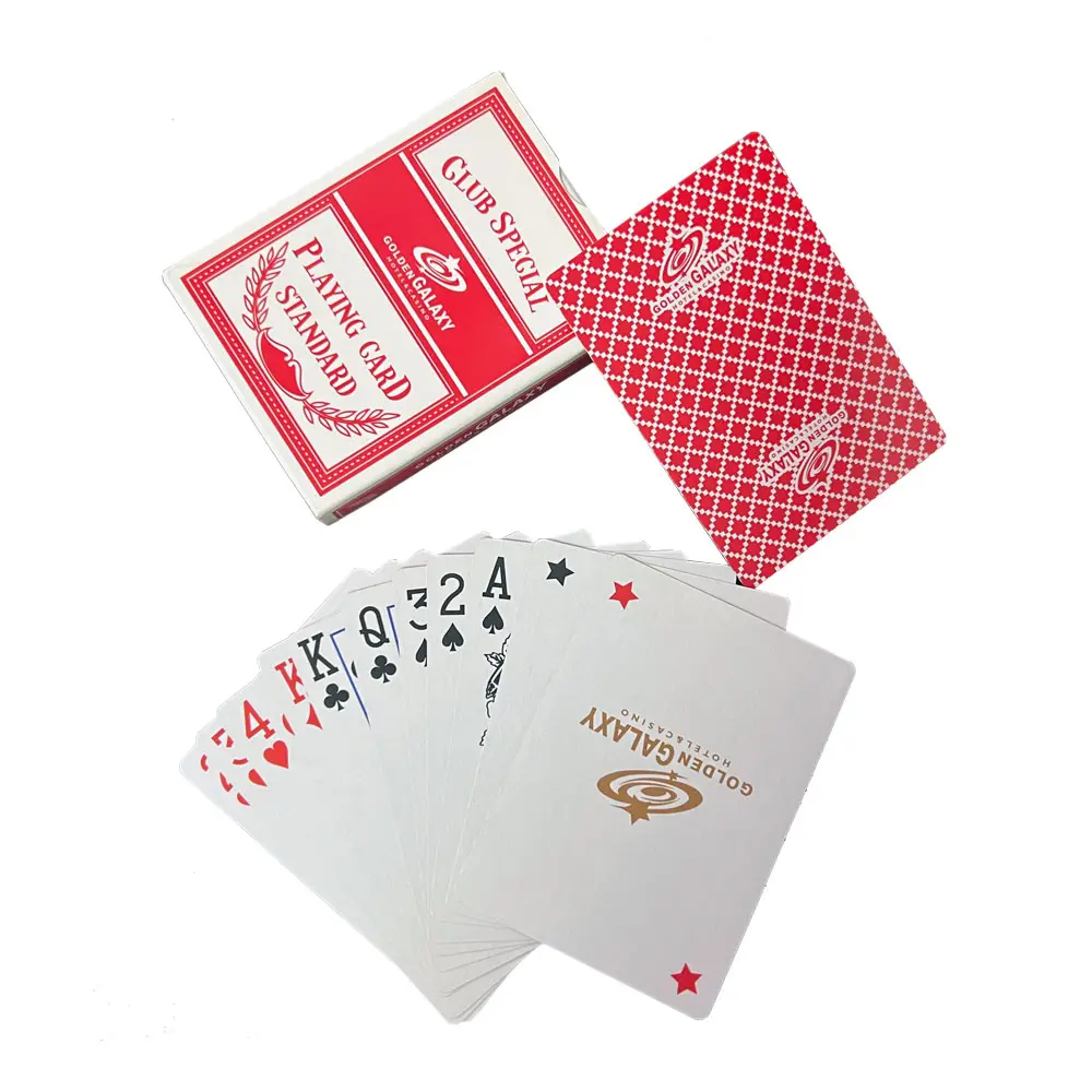 Personalizado jogando cartas Personalizado ambos os lados Poker Stars jogando cartas