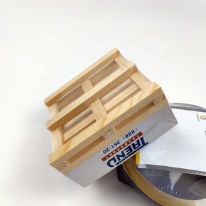 定制商务标志印刷Notecube木制托盘粘合剂3D块便签记事本垫纸块笔芯 - Product Image 5