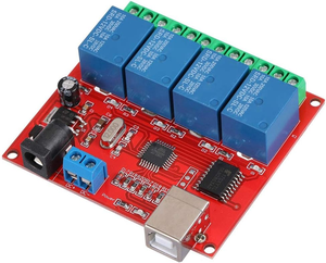4-Channel 12V controllo Smart interruttore del modulo relè scheda di interfaccia del Computer relè Controller per kit di automazione elettronica - Product Image 1