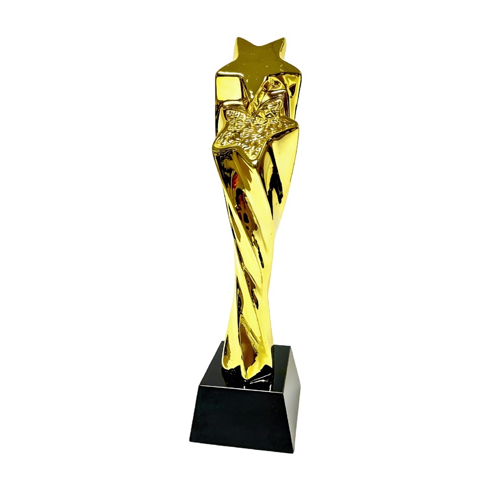 Trophée créatif en résine avec logo personnalisé en gros