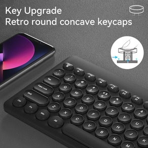 BOW Retro Punk Multi Colour 96 Key <strong>Computer</strong> Ergonomic Portable Wired <strong>Keyboard</strong> for Laptop <strong>Computer</strong>