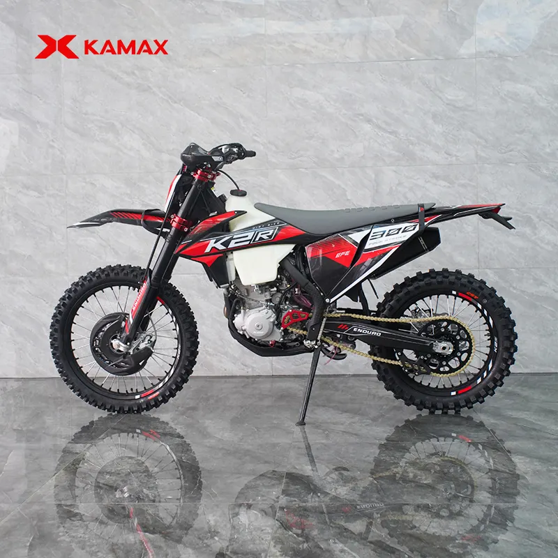 KAMAX 300NCE Enduro 4ストローク300ccオフロードバイクガスダートバイク手動クラッチディスクブレーキ