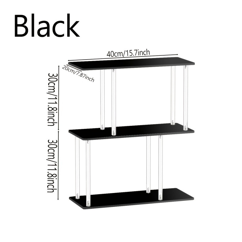 Mauvaise mise en œuvre bibliothèque carrée noire 2 couches 402060cm