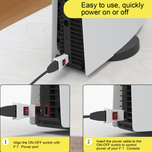 Xbox系列X/PS4 Slim/PS3/PS5控制台的电源保护开关电源开/关开关按钮适配器 - Product Image 6
