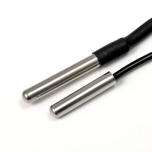DS18B20 Alta precisão ± 0,5% aço inoxidável Sonda Temperatura Aquisição Digital Temperatura <span class=keywords><strong>Sensor</strong></span>