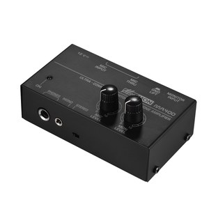 AMPLIFICADOR DE auriculares con Monitor ultracompacto, entrada de micrófono XLR de 6,35mm, entrada de Monitor de 6,35mm y 3,5mm, salidas de Auriculares Vo - Product Image 6