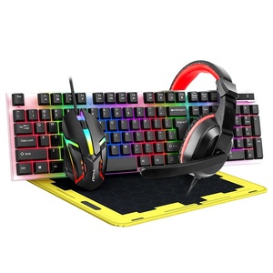 TF RGB Nuevo juego de teclado y ratón para juegos combos computadora portátil de escritorio juego de teclado y ratón LED con cable - Product Image 1