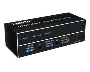 Extensor KVM HDMI, 200m, Full HD, 4K, HDMI, transmisor de vídeo, adaptador con IR, HDMI, bucle de salida