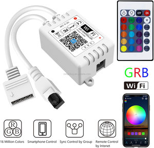 Wifi-контроллер для смартфона, управление через приложение Smart WIFI RGB RGBW контроллер для светодиодной ленты