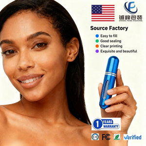 5ml 10ml Mini Parfümflaschen Nachfüllbar, Reisegröße Aluminium Parfümzerstäuber Sprühflasche - Product Image 2