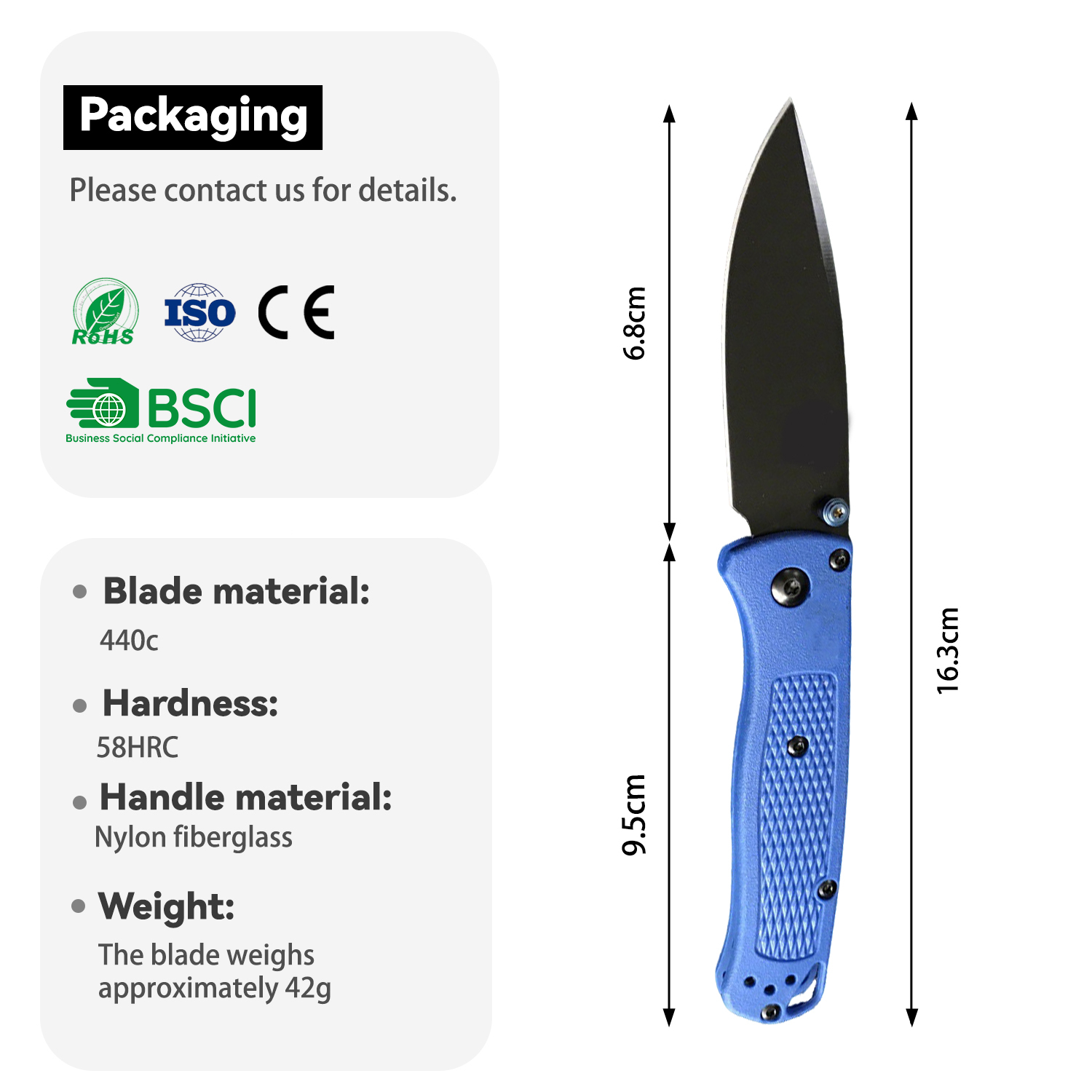 Black Handle black blade