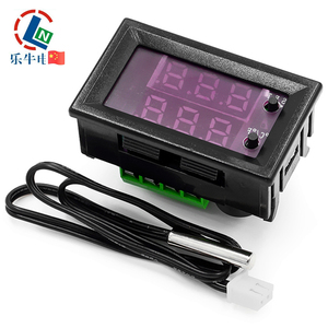 Termostato Digital W1209WK DC 12V/24V pantalla LED 10A salida de potencia Celsius/Fahrenheit instrumento de medición de temperatura - Product Image 1