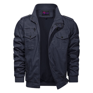 Мужские Зимние Тепловые куртки на флисовой подкладке, армейские зеленые холщовые Рабочие куртки с карманами - Product Image 3