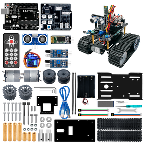 LAFVIN Elektronischer Ultraschall zur Vermeidung von Infrarot-Fernbedienung MINI für TANK Robot Car Kit Robot Car für Arduino