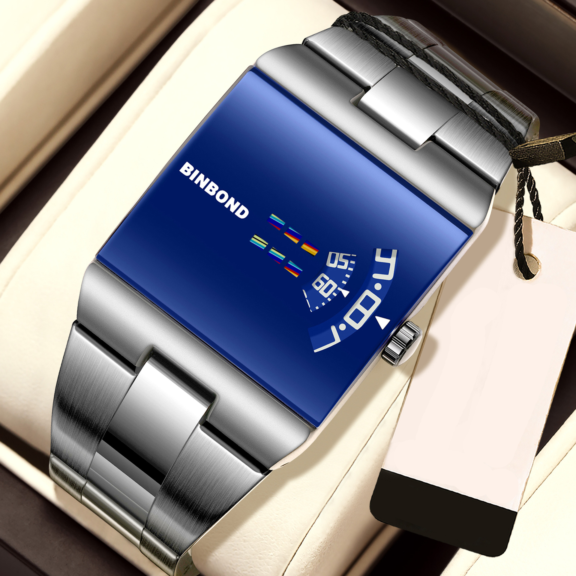 2 Blue Dial Silver Band