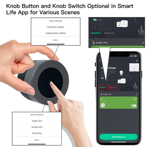 2024 neu eingetroffen kabellos <span class=keywords><strong>zigbee</strong></span> Knob Dimmer Switch für tuya smart life smart <span class=keywords><strong>home</strong></span> <span class=keywords><strong>automation</strong></span> system