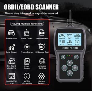 เครื่องสแกน OBD2รถบรรทุกหนักเกรดมืออาชีพเครื่องมือวินิจฉัยรถยนต์อ่าน/ล้างรหัสตรึงเฟรม I/M ตรวจสอบความพร้อม1ปี - Product Image 3