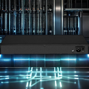 16ポート効率の高いイーサネットスイッチ1G/24G容量VLAN/SNMP/QOS機能には、SFPファイバーポートストックアイテムが含まれています - Product Image 2