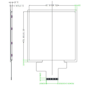 Pannello LCD TFT da 4 "pollici 320x320 tipo quadrato MCU SPI Interface 3.3V con retroilluminazione a LED - Product Image 6