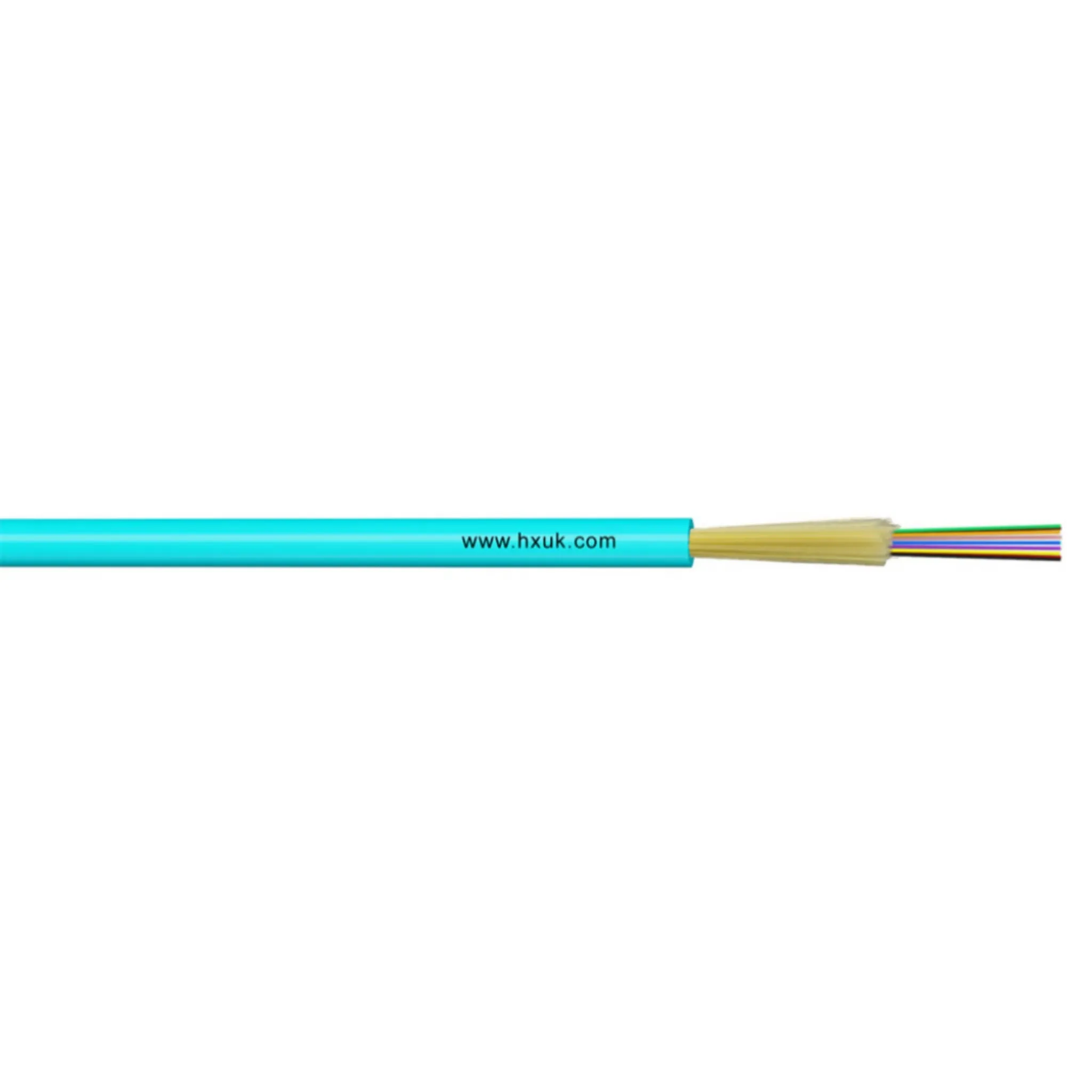 1-24 núcleo interior apretado de GJFJV OM3 om4 cable de fibra óptica por HANIXN