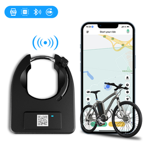 Безопасный Абсолютно Новый автоматический замок с кодом QR, управляемый через приложение для телефона Android IOS Mental Bike Ride Sharing Lock - Product Image 1