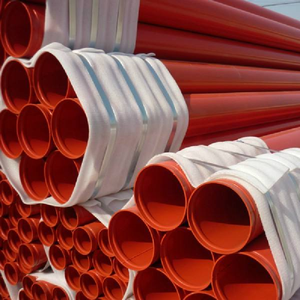 ท่อ A53ทรงกลมเคลือบสีคาร์บอนเหล็กสีแดง ASTM ท่อ Sch40 E เกรด B erw ดับเพลิงแบบเชื่อมท่อดับเพลิง - Product Image 5