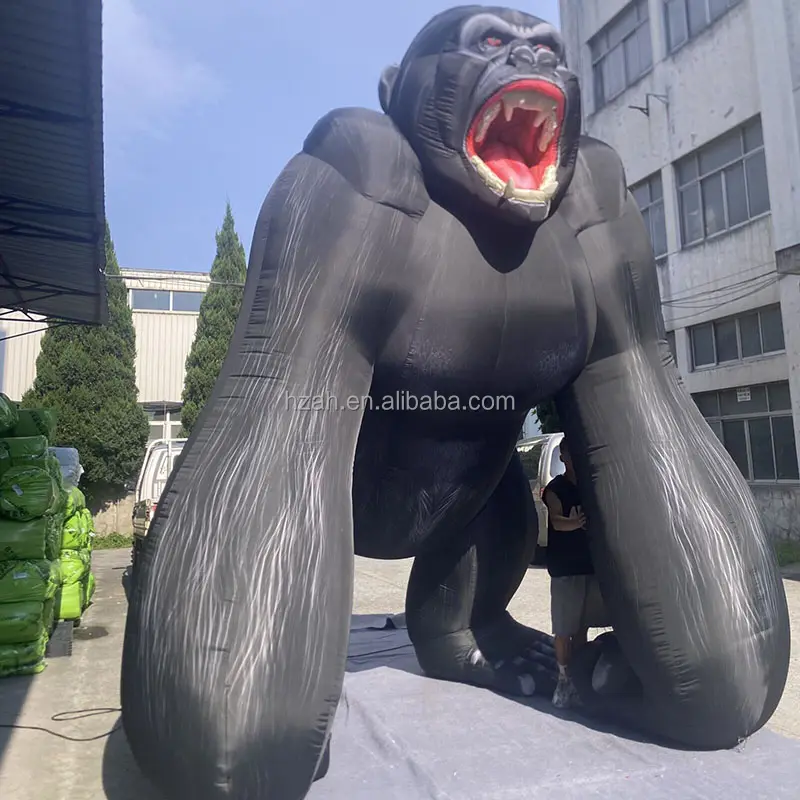Vendas Diretas Novo Modelo de Orangotango Inflável Personalizado Gorila Gigante Inflado