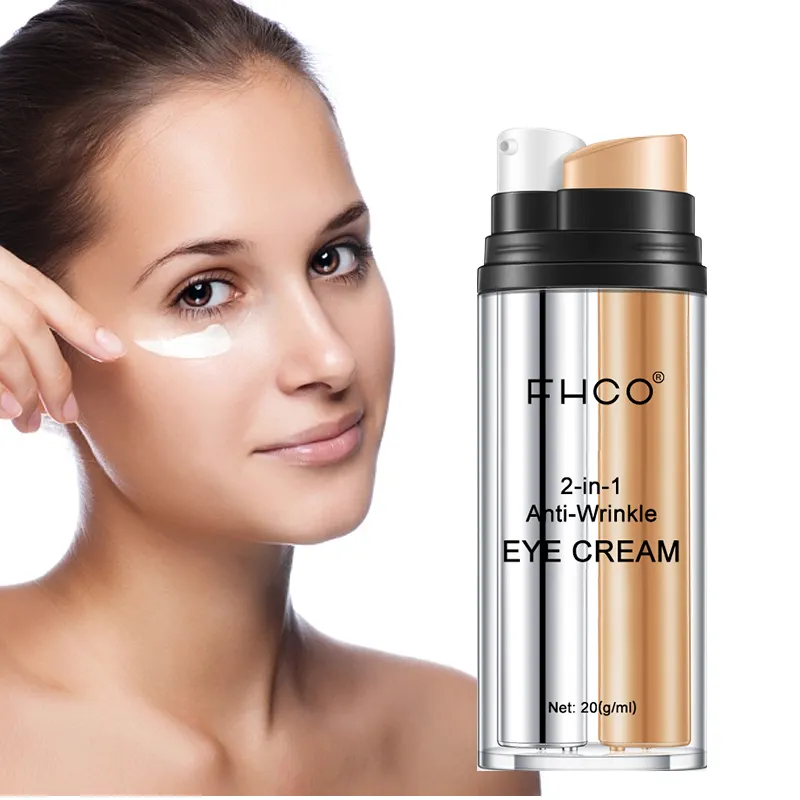 6000pcs Custom Private Label Natürliche Bio-Anti-Aging-Augen creme 2 In 1 Schlangen gift Peptid Kollagen Anti-Falten-Augen creme