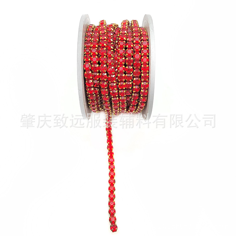 Garra de cuerda negra Gran diamante rojo