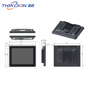 Hot Selling 10,1 Zoll hoch auflösender kapazitiver Touchscreen 15-Zoll-eingebetteter Industrie computer mit PC-LCD-Monitor auf Lager - Product Image 4