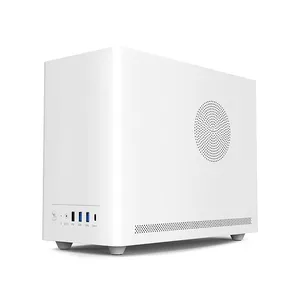 Venta al por mayor Mid Tower ITX PC Gaming Case con refrigeración por agua Oficina Ordenador Servidor Chasis Matx Oficina Computadora Torre en stock - Product Image 4