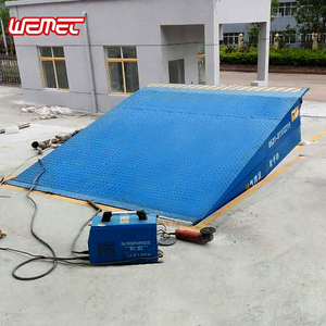 Wemet液压码头坡道卡车坡道仓库卸载和装载坡道桥