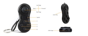 มินิเกมแพดไร้สาย V4.0 VR คอนโทรลเลอร์เกมแพดระยะไกลเกม VR แบบชาร์จไฟได้เกมวิดีโอเกม selfie e-book เมาส์ PPT - Product Image 6