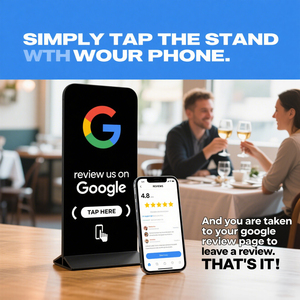 Bán buôn OEM tùy chỉnh NFC <span class=keywords><strong>Google</strong></span> xem xét PVC Standee Máy tính để bàn <span class=keywords><strong>Google</strong></span> xem xét NFC bảng đứng phương tiện truyền thông xã hội xem xét Acrylic đứng - Product Image 4