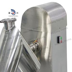 Yüksek kalite paslanmaz çelik V tipi gıda tozu mikser kimyasal karıştırma makinesi otomatik Plc cihazı kuru toz mikser - Product Image 5