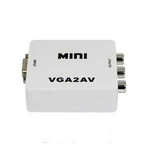 VGA2AV Mini HD RCA CVBS <strong>VGA</strong> to AV Adapter HD Video Converter with Good Price <strong>VGA</strong> to AV - Product Image 4