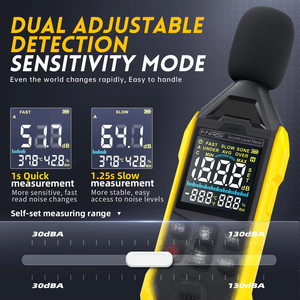 FNIRSI FDM01声级计噪声测量仪手持式数字分贝计30 ~ 130dB音频测量仪 - Product Image 4