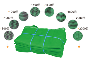 Rete di detriti con rete quadrata in polietilene verde fornita dalla fabbrica di reti di sicurezza per ponteggi - Product Image 3